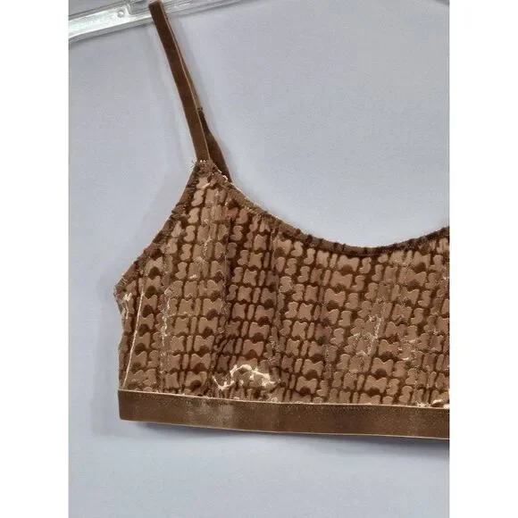 Skims flocked bralette Nwt - Picture 2 of 8